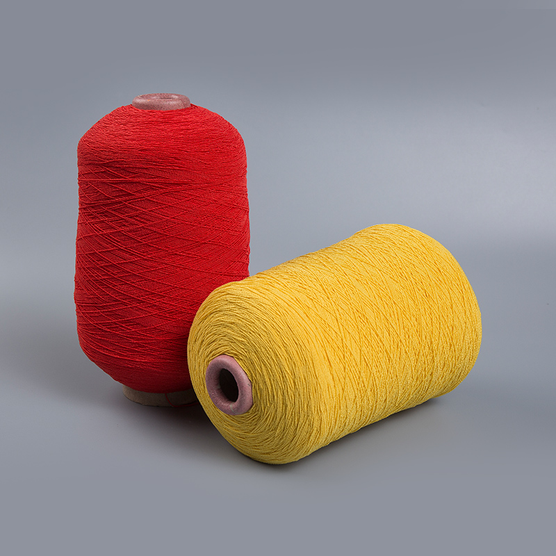 Colored Polyester Rubber Elastic Yarn For Textile Use