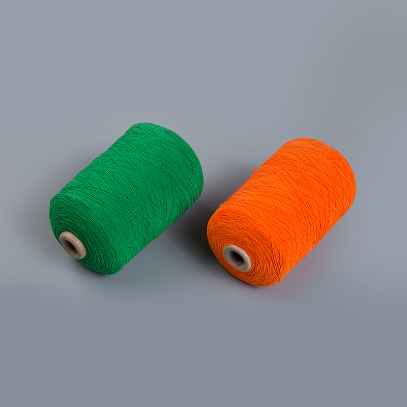 Colored Polyester Rubber Elastic Yarn For Textile Use